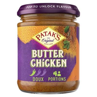 Patak's Original Pâte Curry Butter Chicken Doux, 165g