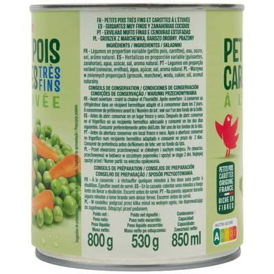 3596710544974 - Auchan - Petits pois carottes très fins à l'étuvée