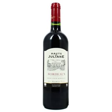 Bordeaux rouge AOC Les Hauts de Julianne Bio, 75cl