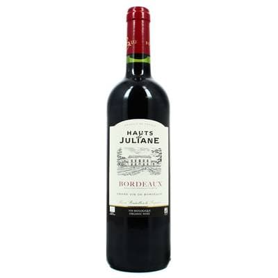 Bordeaux rouge AOC Les Hauts de Julianne Bio, 75cl