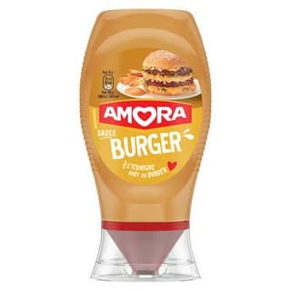 Amora Sauce burger en flacon souple Squeeze Top Down, 260g