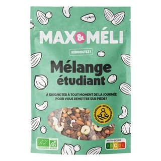 Max et Méli Mélange étudiant bio, 1Kg