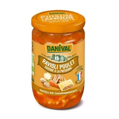 Danival Ravioli poulet sauce à la Paysanne bio, 670g