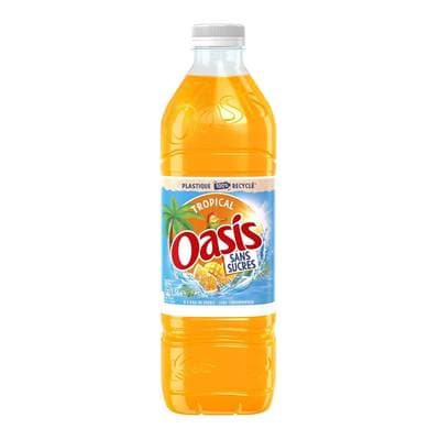 Oasis Boisson aux fruits tropical zéro, 1,5L