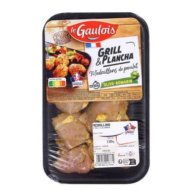 Le Gaulois Médaillons de Poulet Olive Romarin, 300g