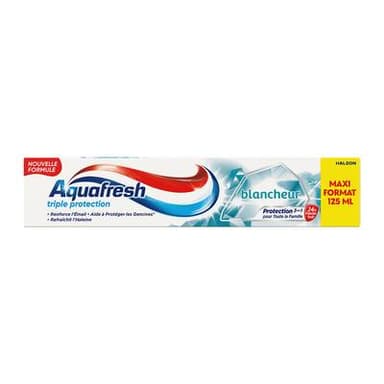 Aquafresh Dentifrice blancheur Triple Action, 125ml