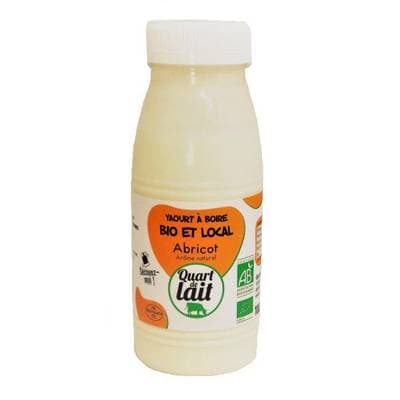 3770003809074 - Quart De Lait - Yaourt à Boire Bio Abricot