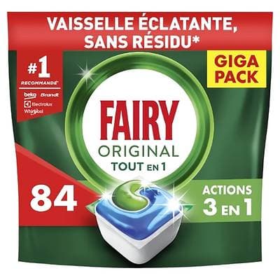 FAIRY Capsules Lave-Vaisselle All In One Regular, 84 capsules