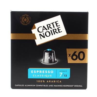 Carte Noire - Capsules de café Espresso Classique n°7 compatibles Nespresso