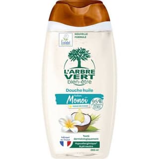 L'Arbre Vert Bien-Etre Douche huile parfum monoï parfum monoï huile de coco, 260ml