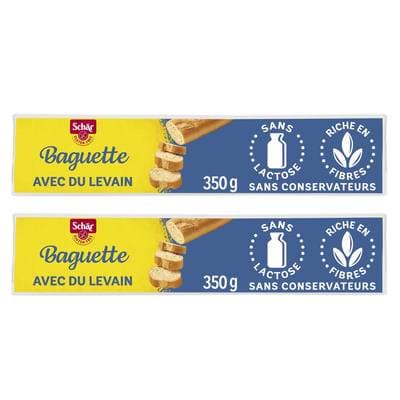 Schär Baguettes précuites sans gluten, Lot de 2 - 2x175g