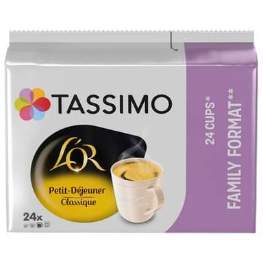 Tassimo L'or petit déjeuner classic, 24 dosettes