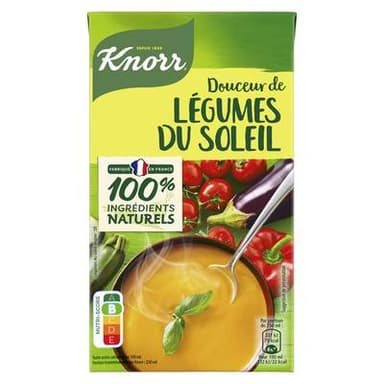 Knorr & La Potagère Soupe Douceur de Légumes du Soleil, 1L