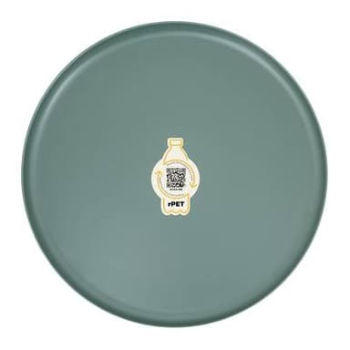 Point virgule Assiette Iceberg Green, 28 cm