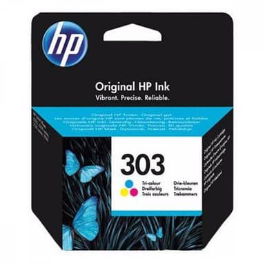 Hewlett packard Cartouche d'encre multipak 3 couleurs 303, 1 cartouche