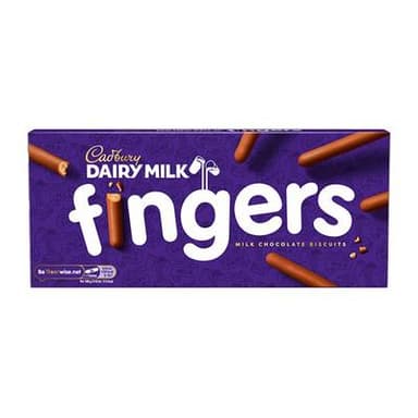 Cadbury Fingers - Biscuits Chocolat au Lait, 114g