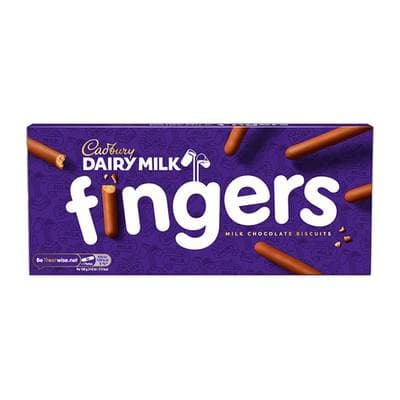 Cadbury Fingers - Biscuits Chocolat au Lait, 114g