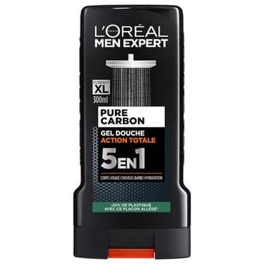 L'Oréal Men Expert Gel douche Action Total 5 en 1, 300ml