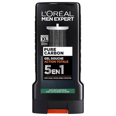 L'Oréal Men Expert Gel douche Action Total 5 en 1, 300ml
