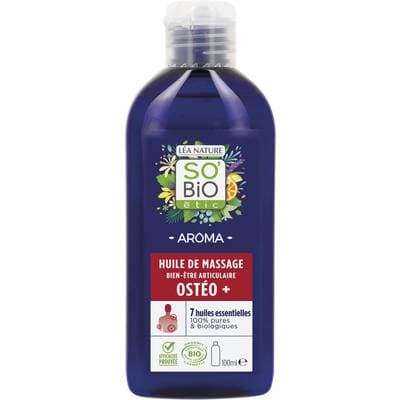 SO'BIO ETIC Huile de massage Ostéo+, 100ml