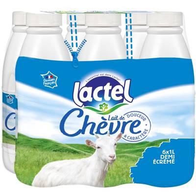 Lactel - Lait de chèvre 1/2 écrémé