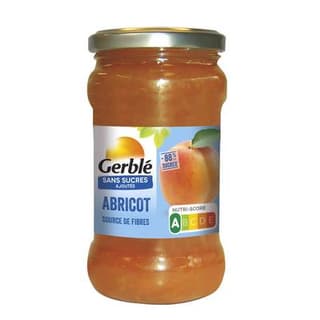 Gerblé Sans Sucres Ajoutés Abricot à tartiner -88% de sucres en moins, 320g