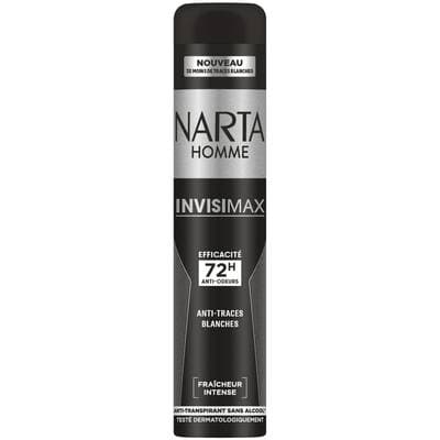 Narta Homme Déodorant Homme InvisiMax 72H, 200ml