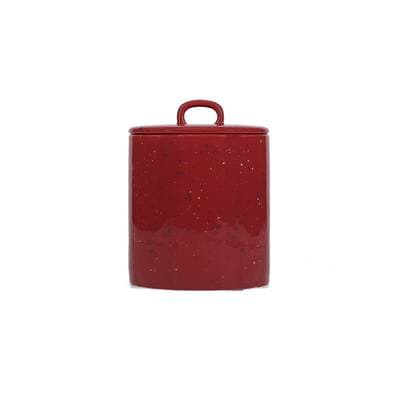 Collection Fika Bocal 11xH14,5cm avec couvercle burgundy Fika, 1 bocal