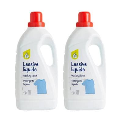 Pouce Lessive liquide, Lot de 2x2L