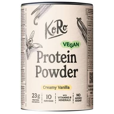 Koro Protéines en poudre vegan à la vanille pour boisson, 300g