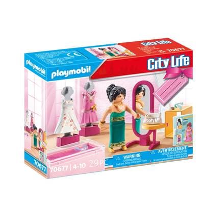 PLAYMOBIL® City Life Set cadeau Boutique de mode, 70677