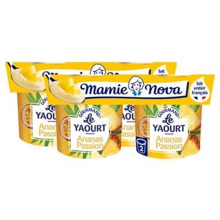 Mamie Nova Gourmand ananas passion, Lot de 2 - 2x150g