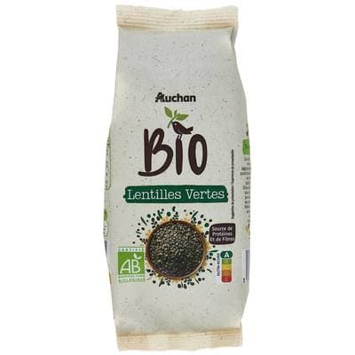 Auchan BIO Lentilles vertes Bio, 500g