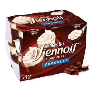 Viennois Liégeois chocolat, 12x100g