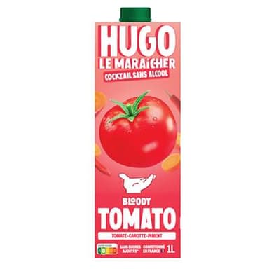 Hugo Le Maraicher Cocktail Bloody Tomato sans alcool, 1L