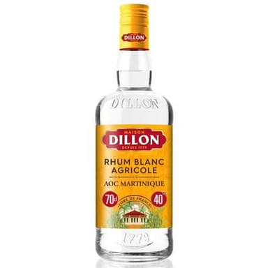 Dillon Rhum blanc 40°, 70cl