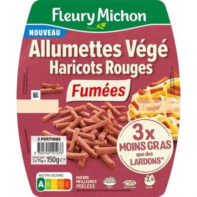Fleury Michon Allumettes Végé Haricot Rouge Fumées, 2x75g