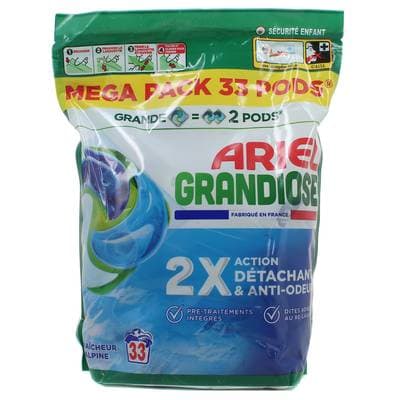 Ariel Lessive Capsules Alpine GranDiose, 33 capsules