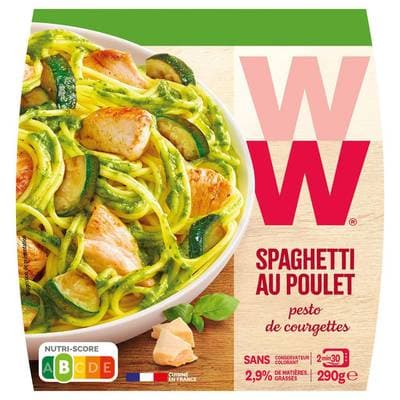 WW Spaghetti au Poulet et Pesto de Courgette, 300g