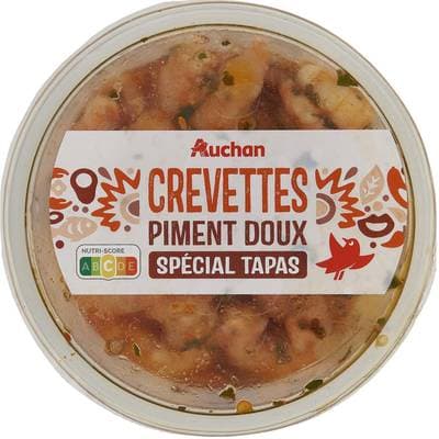Auchan Crevettes Piment Doux, 100g