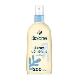 Biolane Spray démêlant cheveux bébé sans rinçage, 200ml