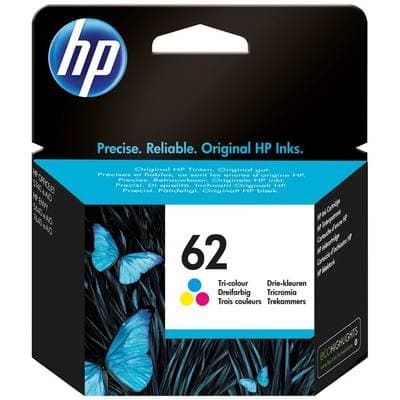 Hewlett packard 3 Cartouches d'encre couleurs 62, 3  cartouches