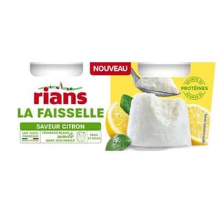 Rians Faisselle au citron, 2x100g