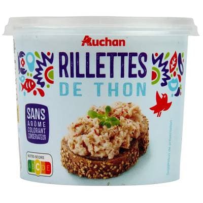 Auchan Rillettes de thon, 150g
