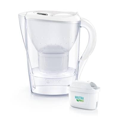 BRITA Carafe Filtrante Marella Blanche, 2,4L