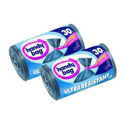 2050000314476 - Handy Bag - Sacs poubelle 30L liens ultra-résistants 