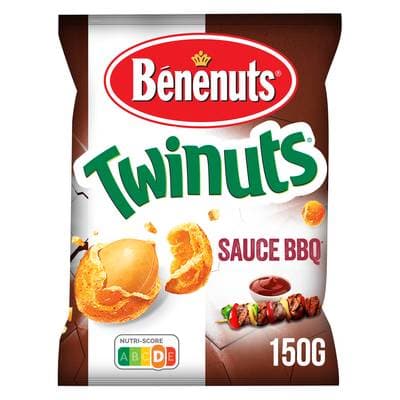 Benenuts Twinuts goût barbecue, 150g