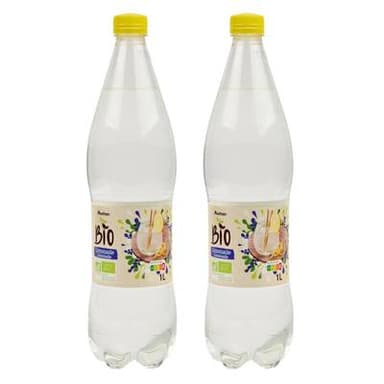 Auchan BIO Limonade bio, Lot de 2x1L