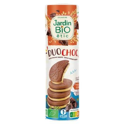 Jardin Bio Etic Biscuit Goûter Duo Chocolat Avoine Bio, 300g