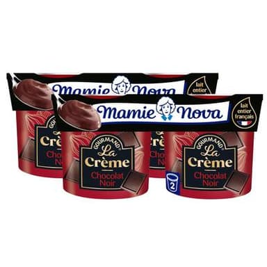 Mamie Nova Gourmand Chocolat Noir Intense, Lot de 2 - 2x150g